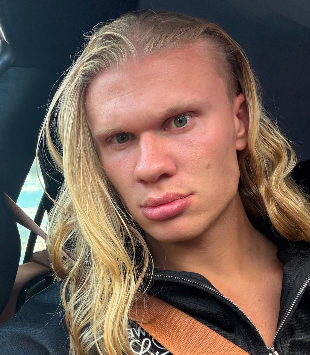 Erling Haaland haircut