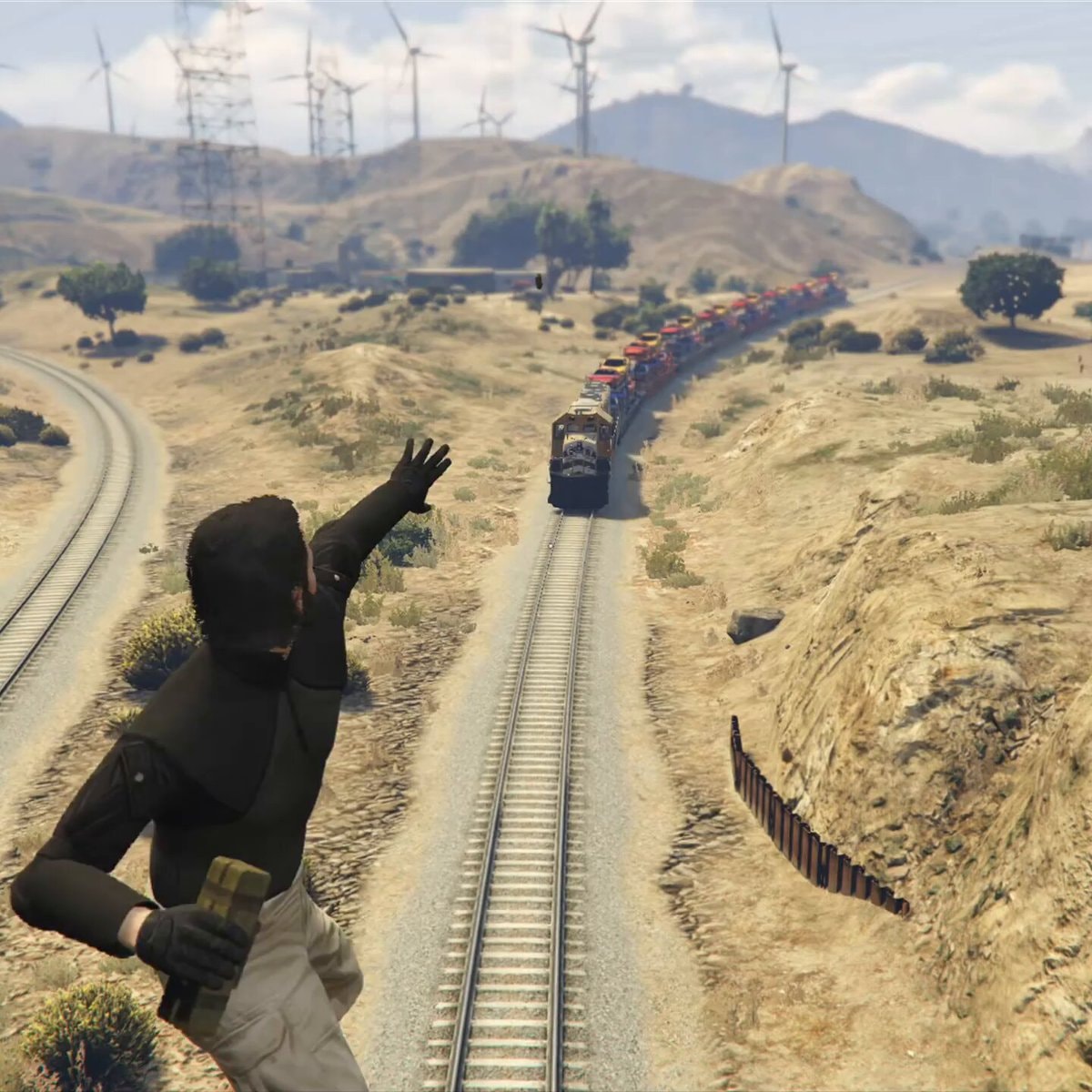 GTA5 train stop challenge