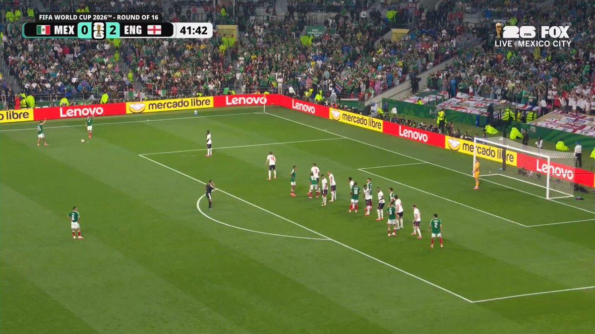Mexico vs England World Cup 2026 Quinones goal