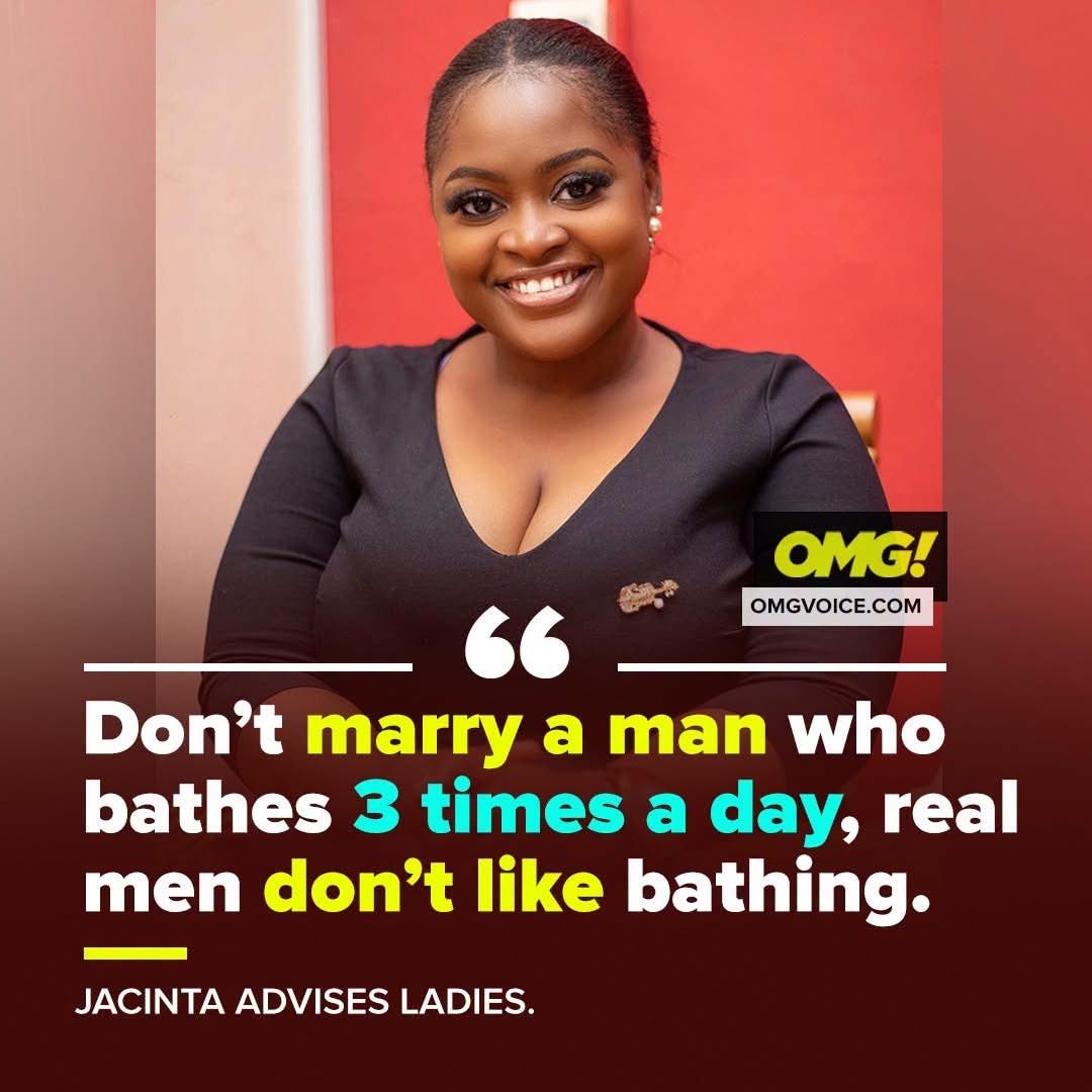 Jacinta Ocansey advice on bathing