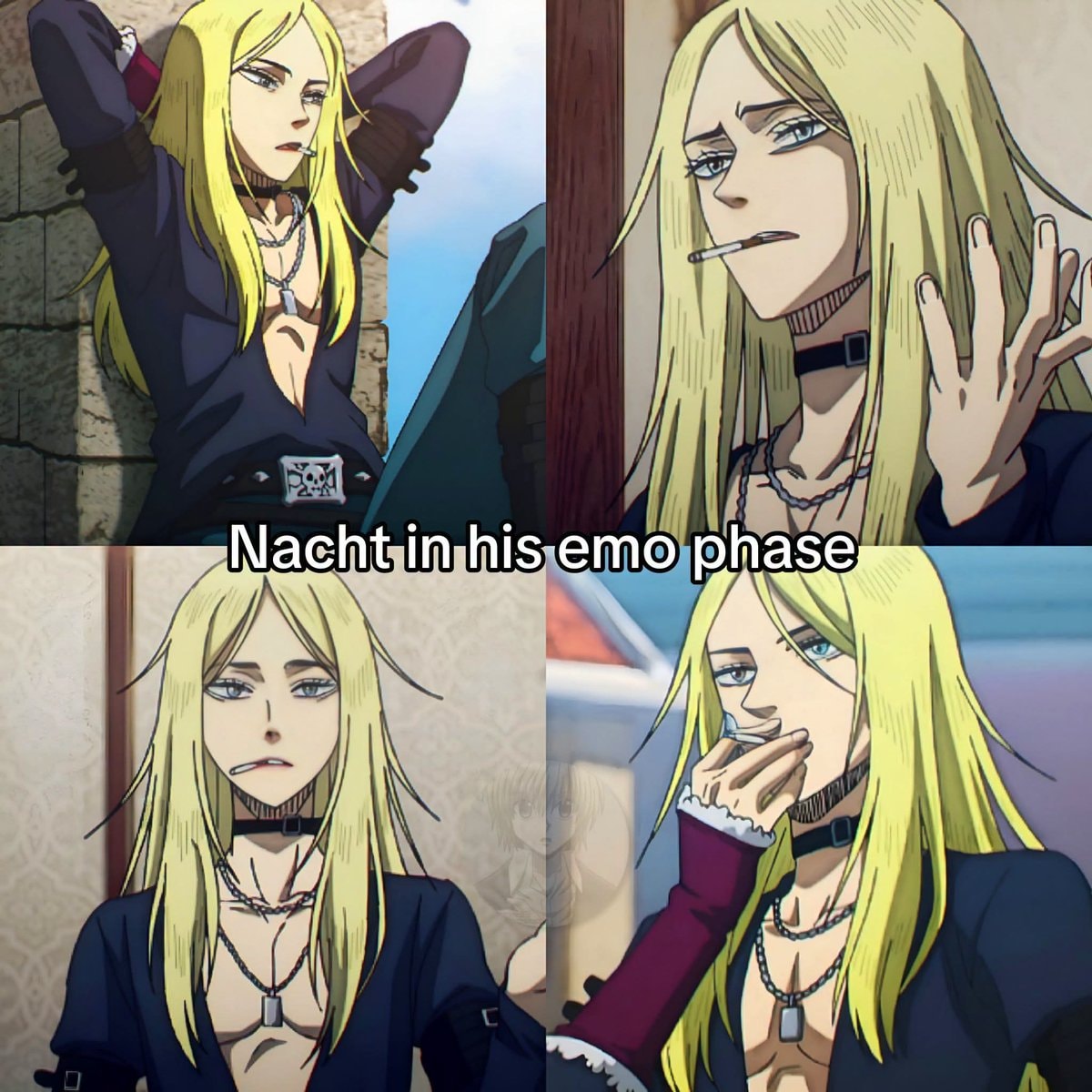 Nacht in his emo phase meme