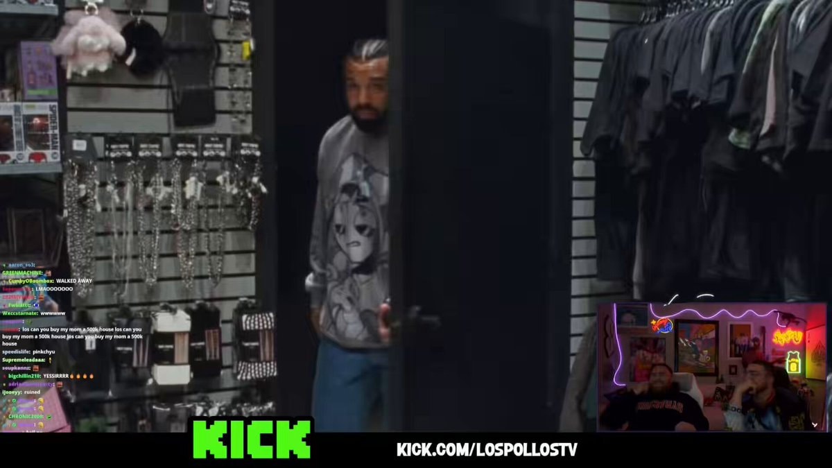 Drake PinkChyu LosPollos reaction
