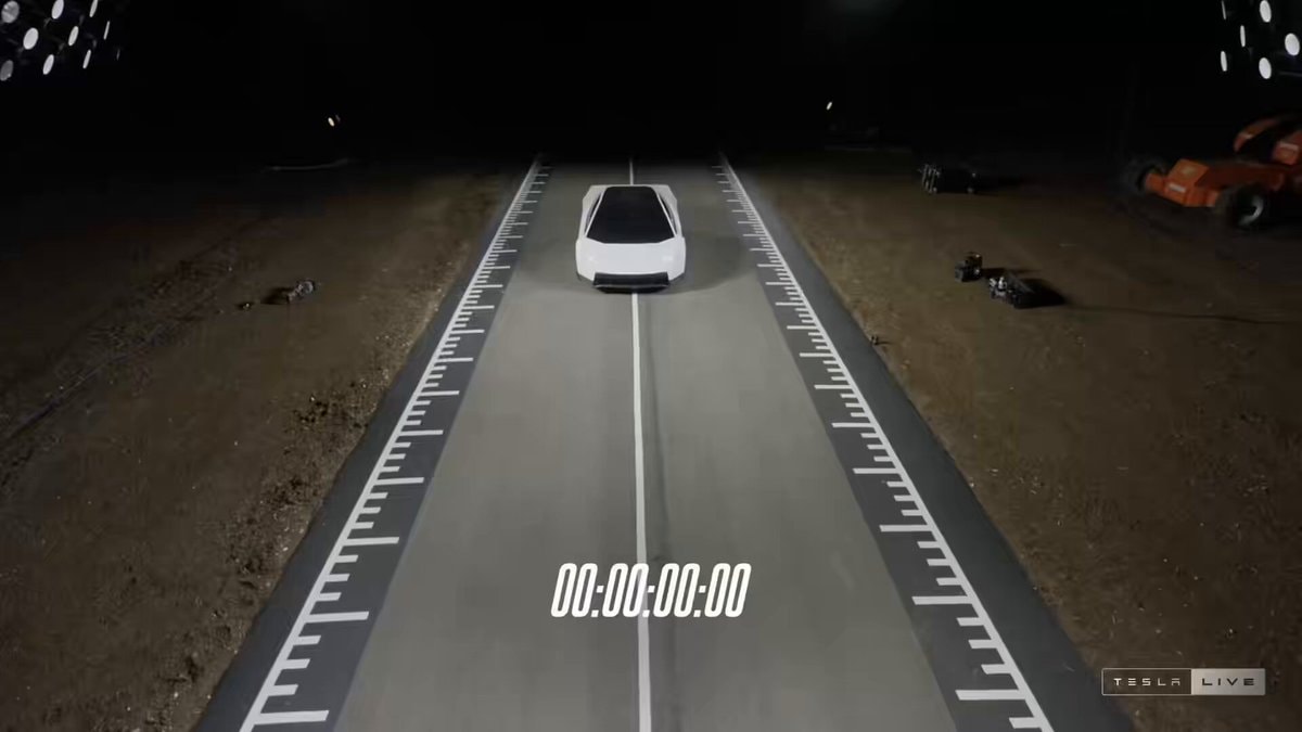 Tesla Roadster acceleration spec