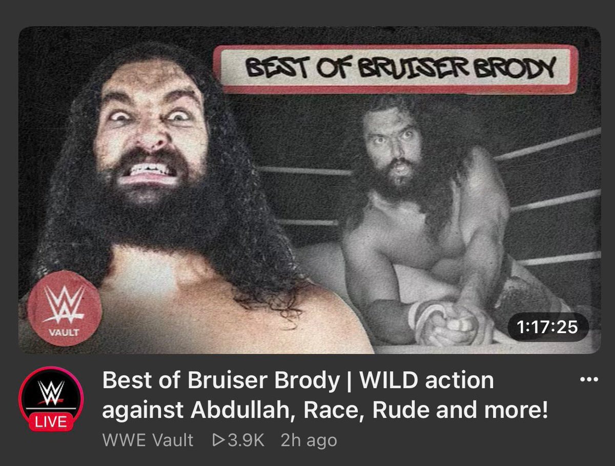 Best of Bruiser Brody compilation