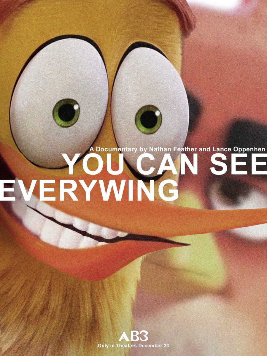 ANGRY BIRDS 3 poster