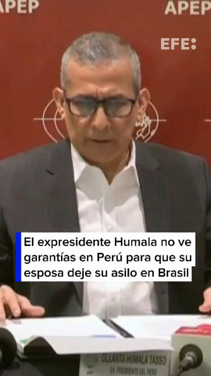 Ollanta Humala on Nadine Heredia asylum