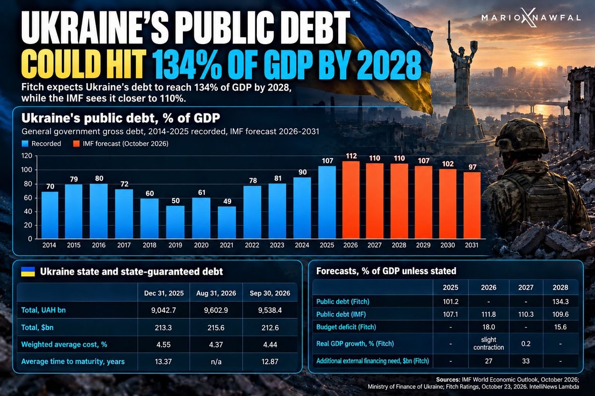 Ukraine debt Fitch IMF projections Ukraine debt Fitch IMF projections