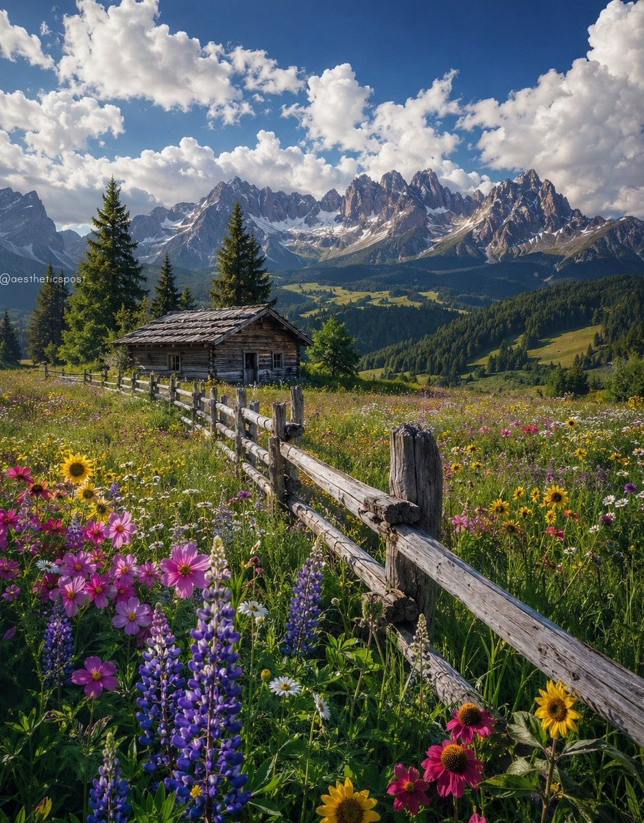 serene mountain landscape
