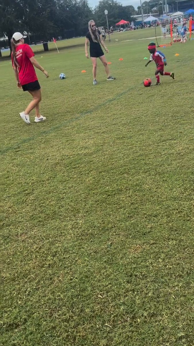 3-year-old soccer player too good