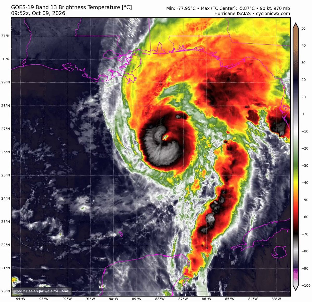 Isaias Category 3 hurricane update