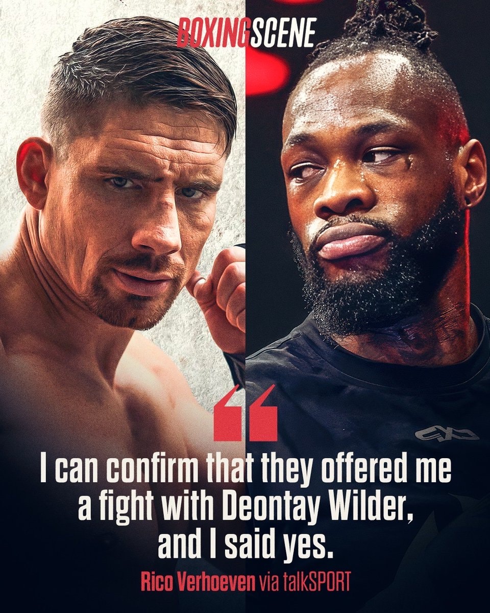Rico Verhoeven vs Deontay Wilder fight offer