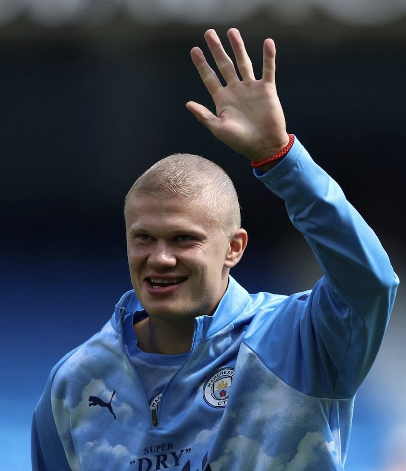 Erling Haaland haircut