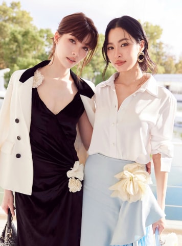 Lingling Kwong and Orm Kornnaphat Paris Fashion Week SS27 (photo 2 of 2)