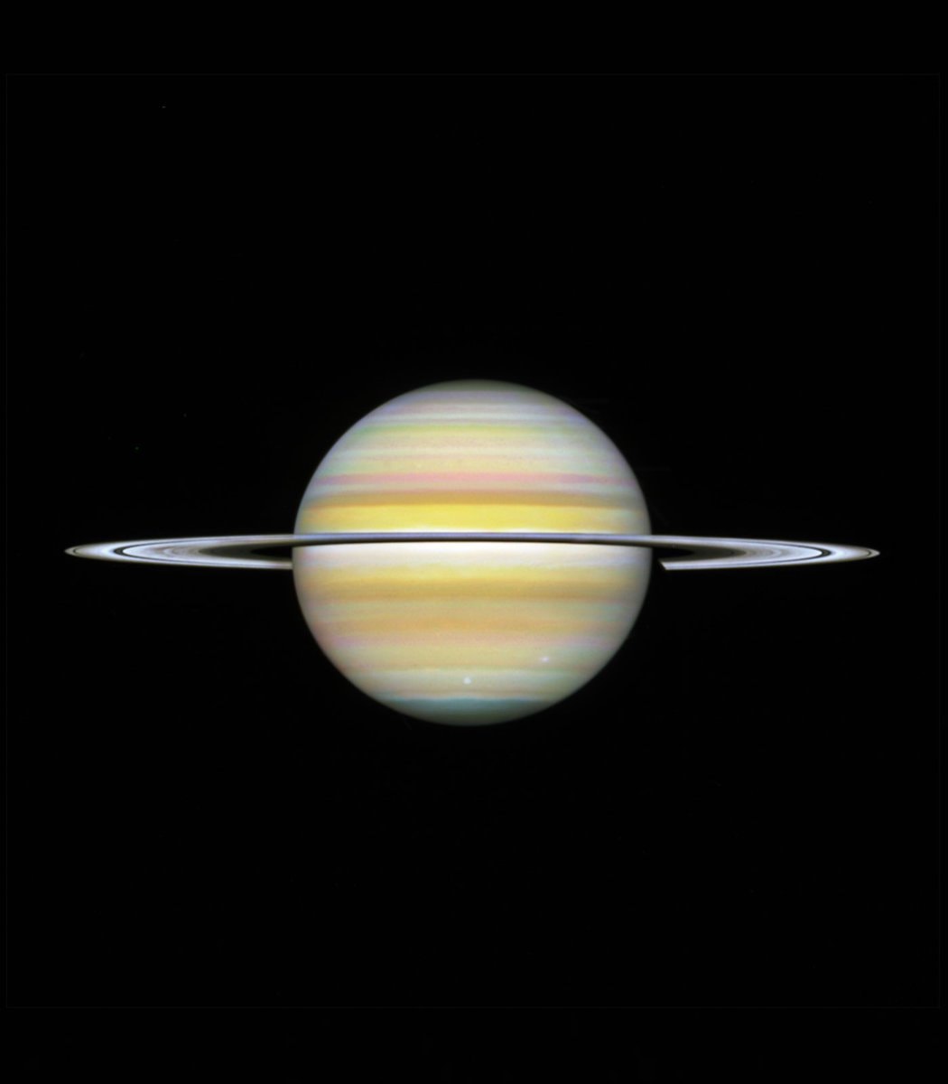 Saturn decagonal cloud pattern (photo 2 of 2)