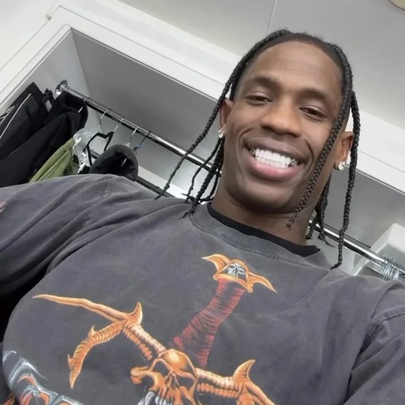 Travis Scott Vini Jr signed Brazil jersey