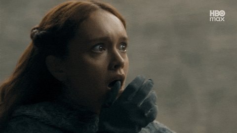 House of the Dragon shocked reaction GIF