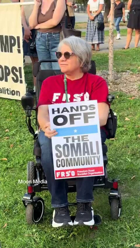 FRSO protest after HSI searches Ilhan Omar home