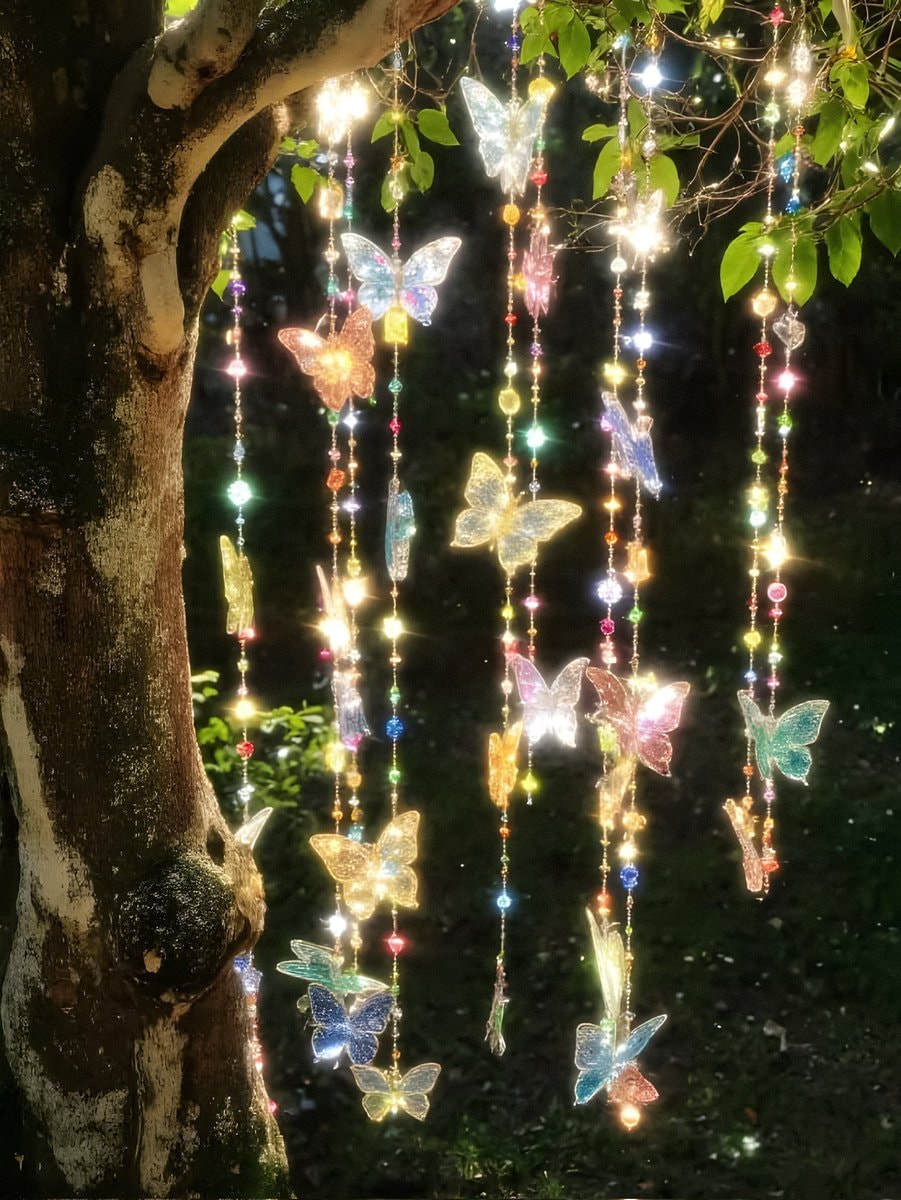 butterfly wind chime ✨ (photo 2 of 2)