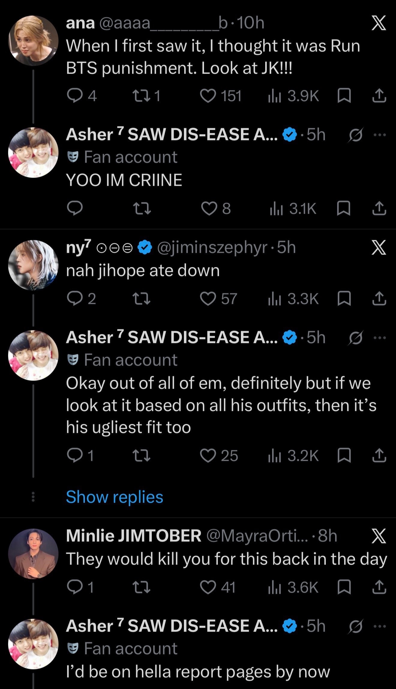 JK hat and Jimin model comment (photo 2 of 2)