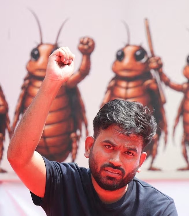 Cockroach movement founder detained in India