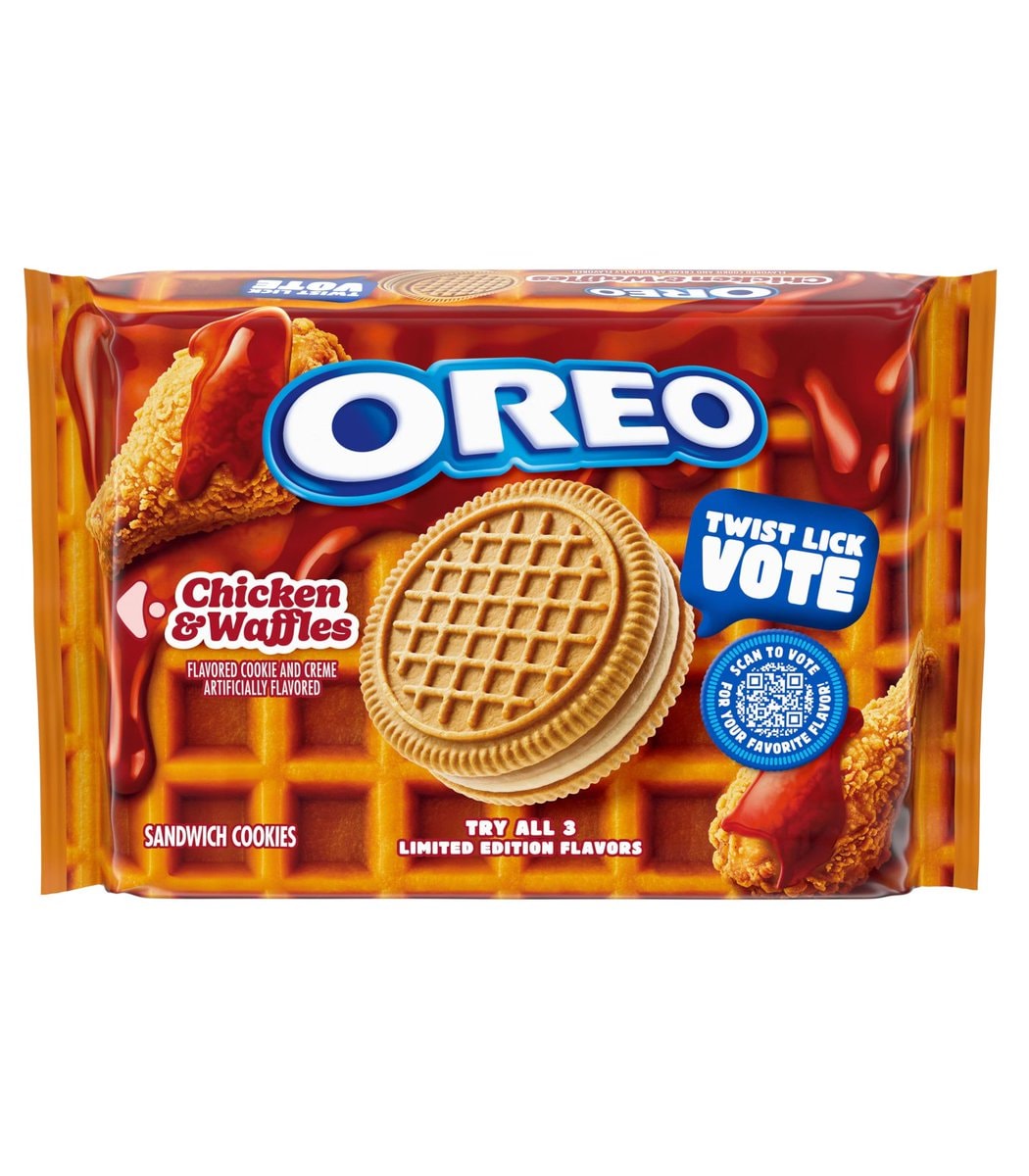 Oreo Chicken and Waffles cookies