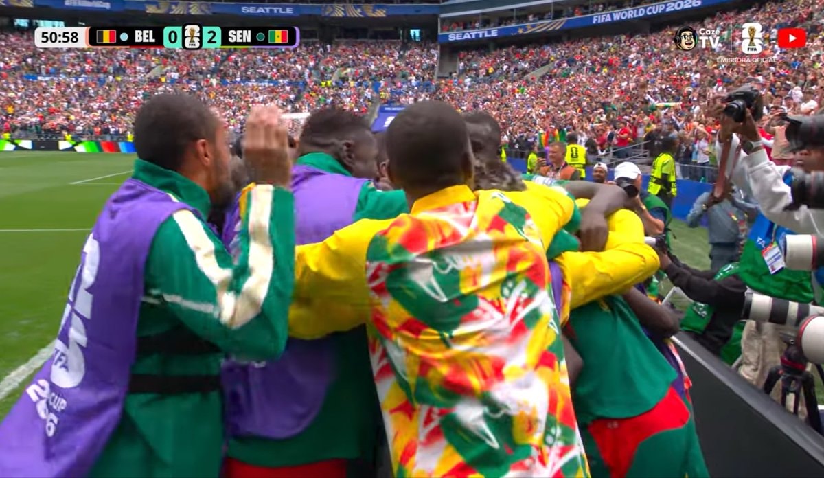 Senegal 2-0 Belgium FIFA World Cup 2026