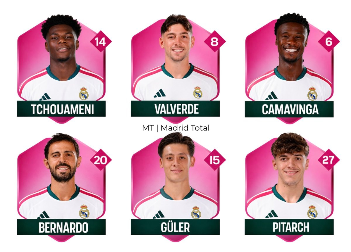 Real Madrid double pivot picks before El Clásico