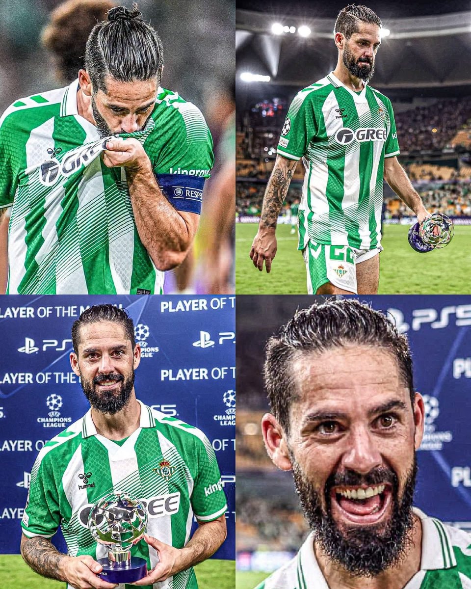 Isco Real Betis Champions League MVP Isco Real Betis Champions League MVP