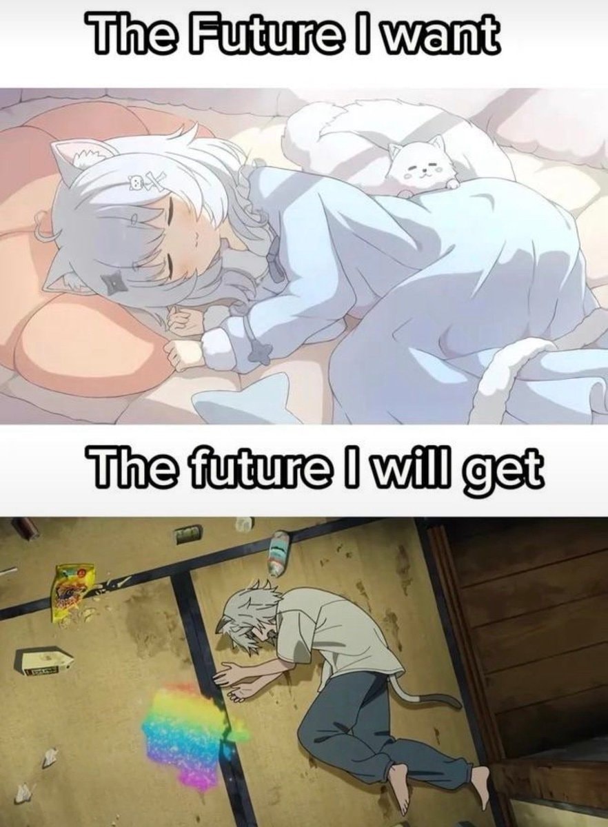 meme with two anime panels meme with two anime panels