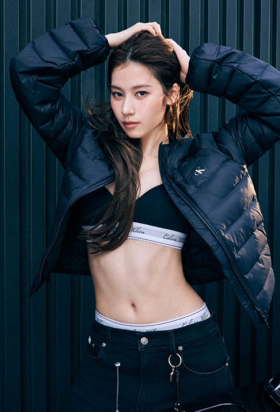 Sana Calvin Klein photos