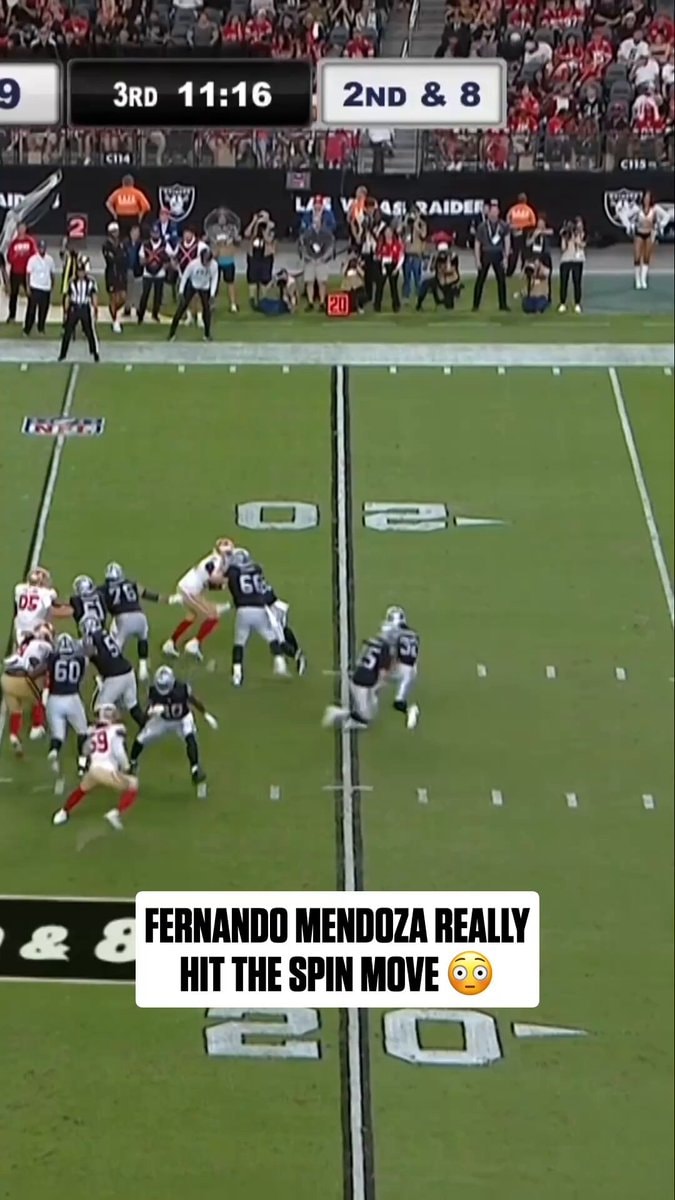 Fernando Mendoza Raiders moves