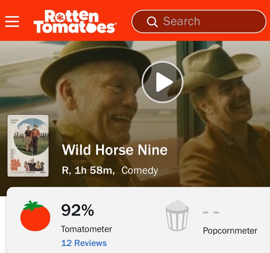 Wild Horse Nine Rotten Tomatoes score (photo 1 of 2)