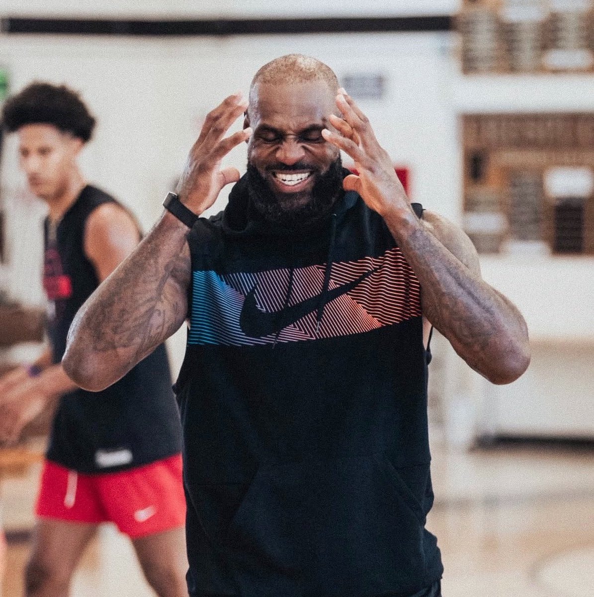 LeBron James gym training (photo 2 of 2)