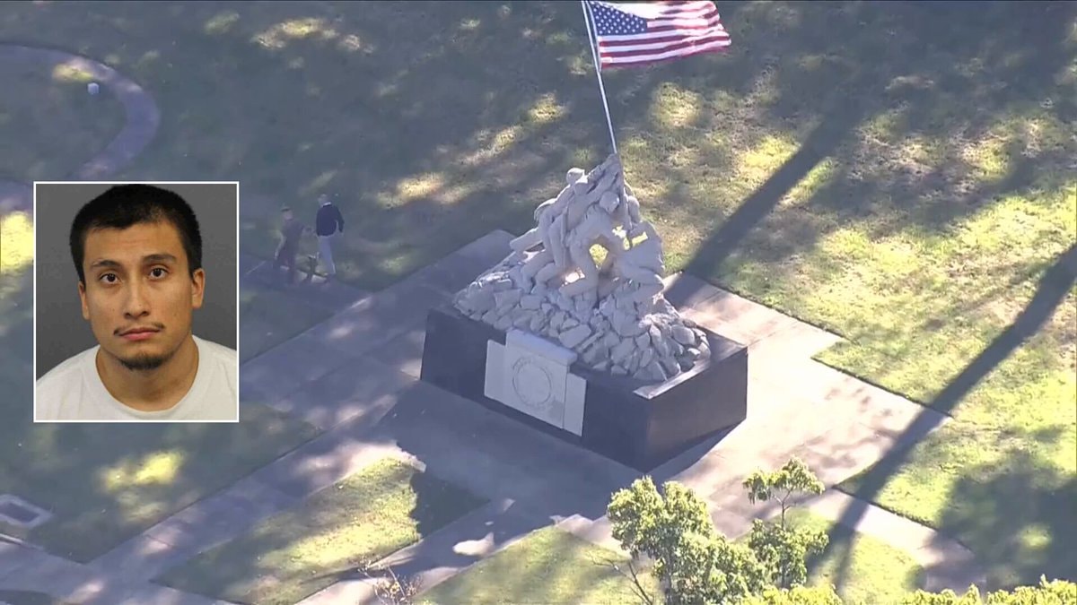 Iwo Jima monument damaged in Quantico