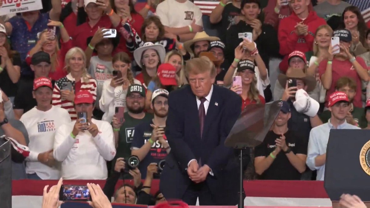 Donald Trump YMCA dance Ohio rally