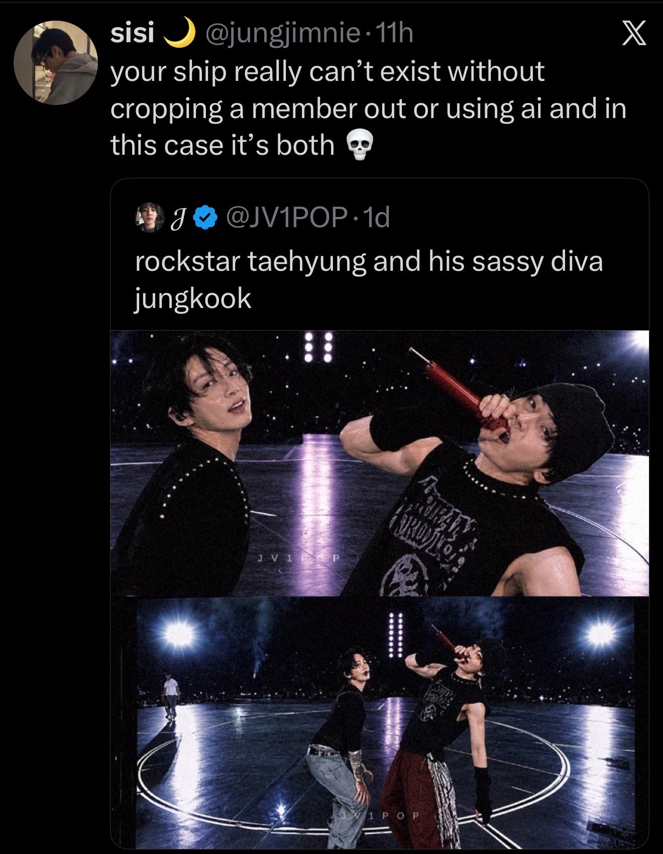 Jin Tkkr edit controversy