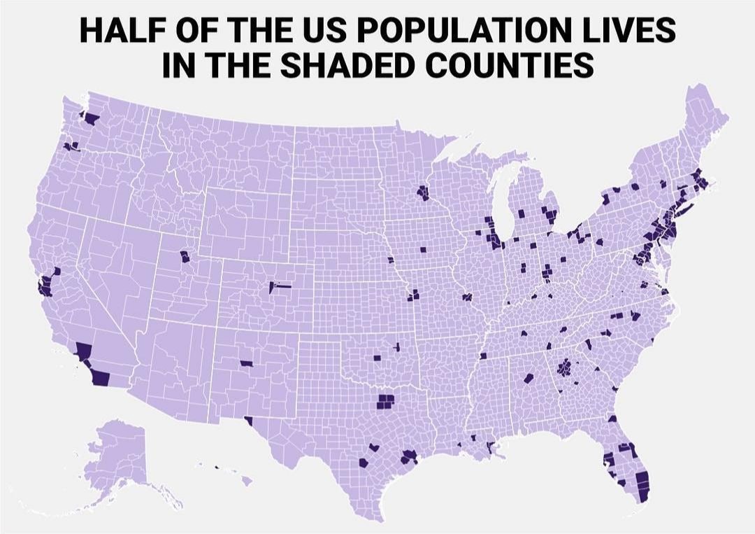 us population distribution by counties us population distribution by counties