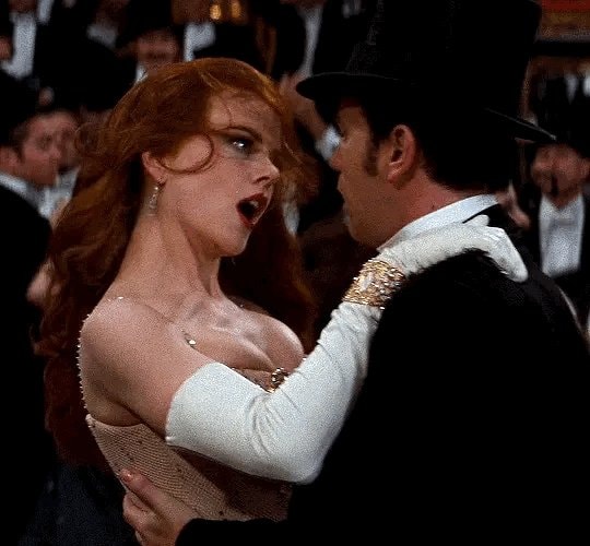 Dramatic formal dance moment