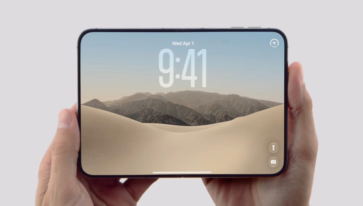 foldable iPhone first look (photo 2 of 2) foldable iPhone first look (photo 2 of 2)
