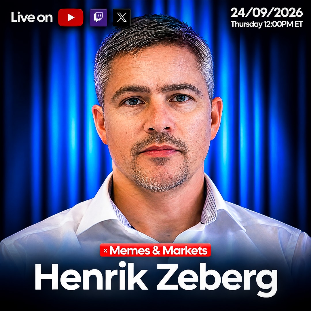 Henrik Zeberg Live on Memes & Markets