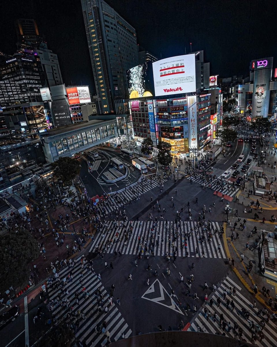 Shibuya at night