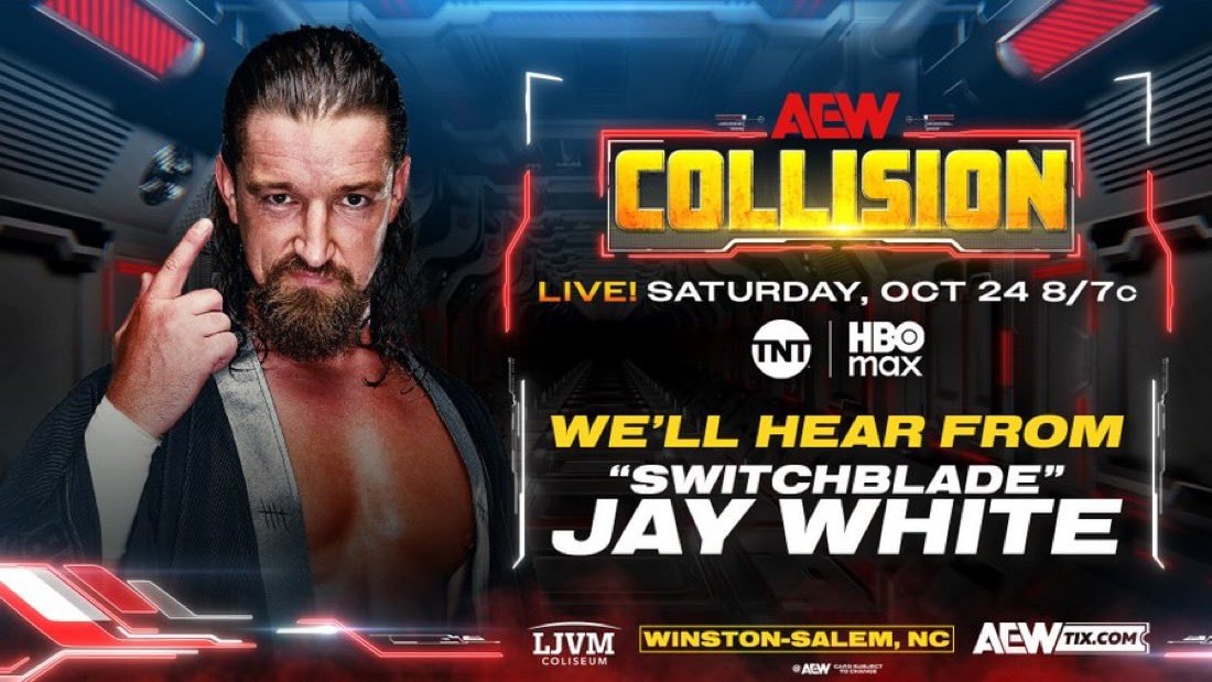 Jay White AEW Collision appearance