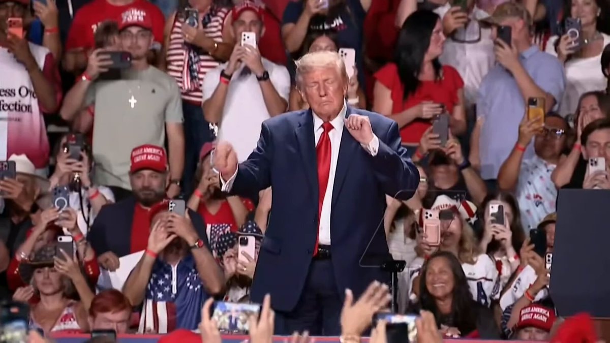 President Trump YMCA dance Texas