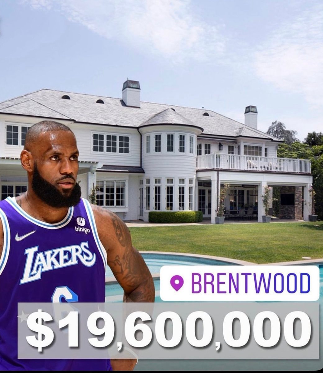 Lebron James Brentwood sale Lebron James Brentwood sale