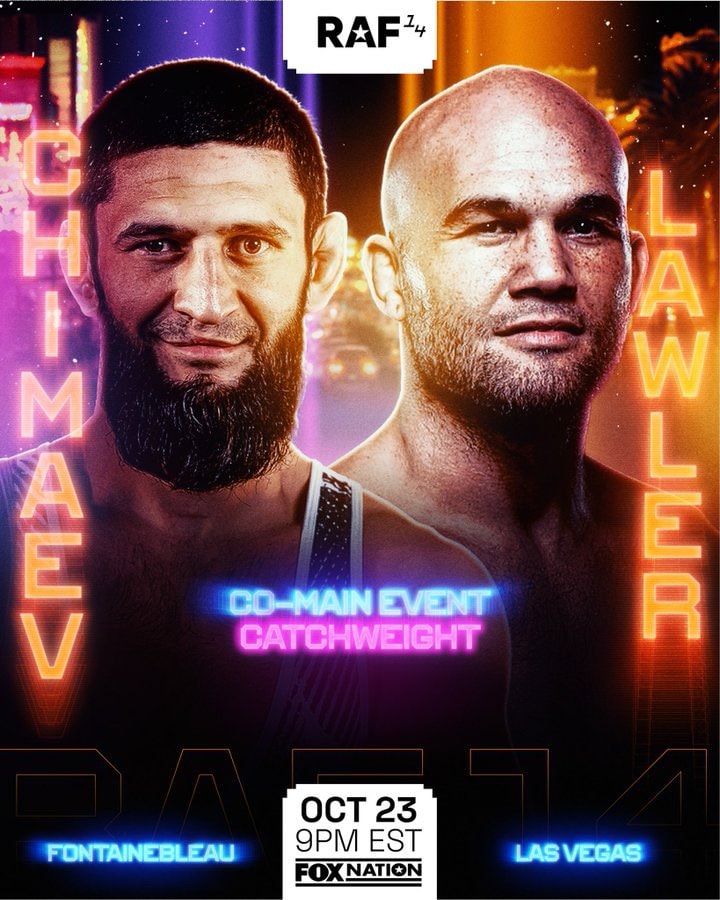 Khamzat Chimaev vs Robbie Lawler RAF14 Khamzat Chimaev vs Robbie Lawler RAF14