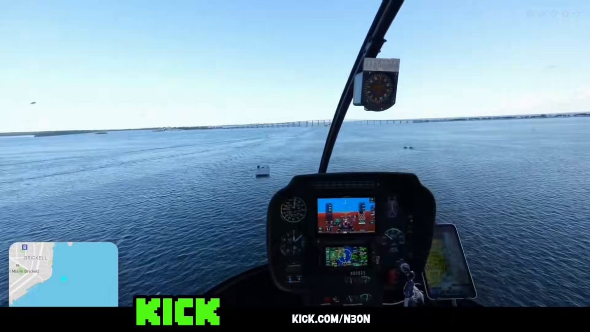 N3ON helicopter in ocean after GTA 6 reveal