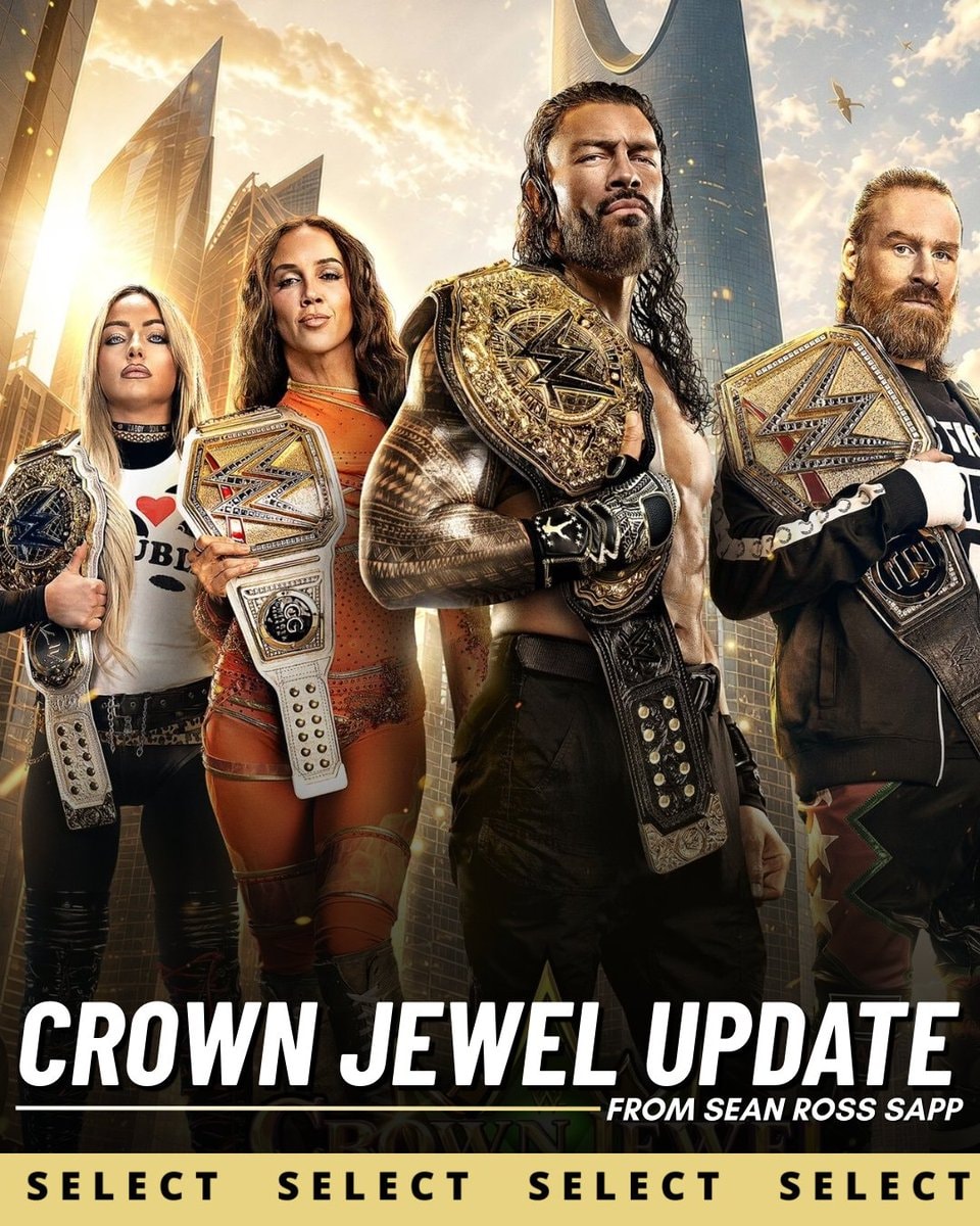WWE Crown Jewel Saudi Arabia update