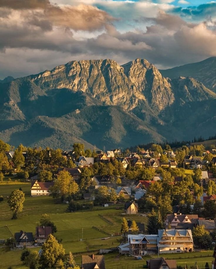 Poland mountain village