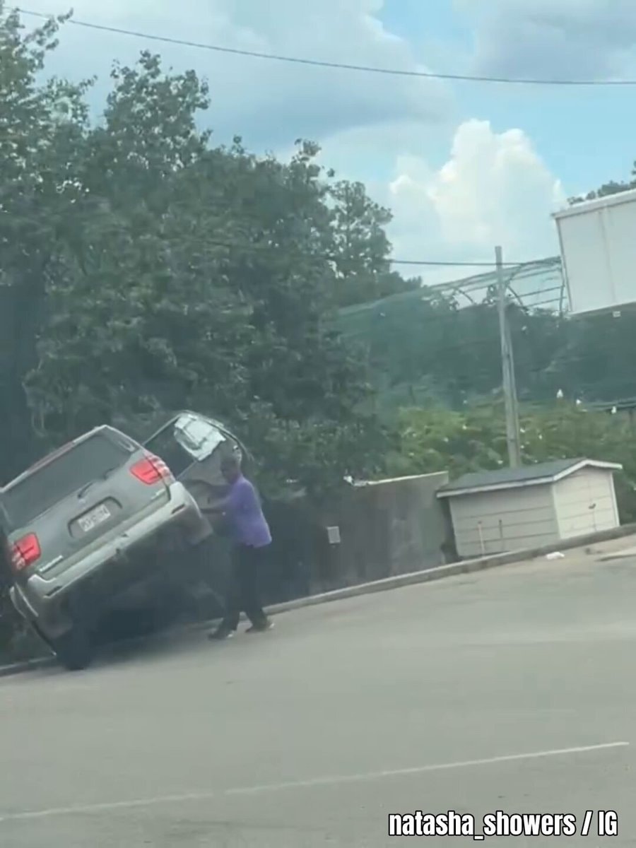 SUV flips over ledge in Hattiesburg Mississippi