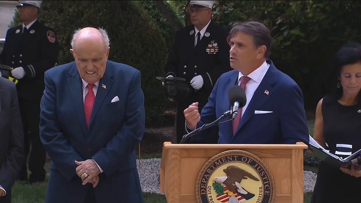 Todd Blanche Rudy Giuliani 9/11 tribute